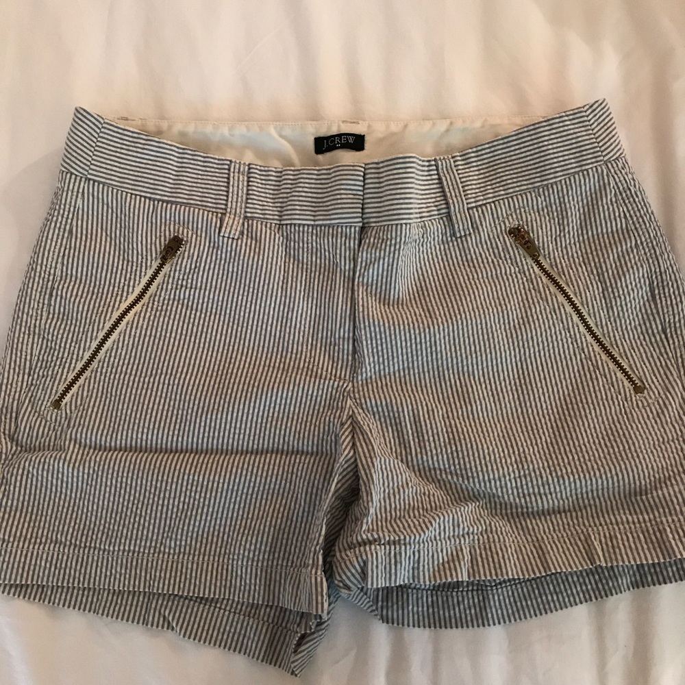 J. Crew Seersucker Shorts